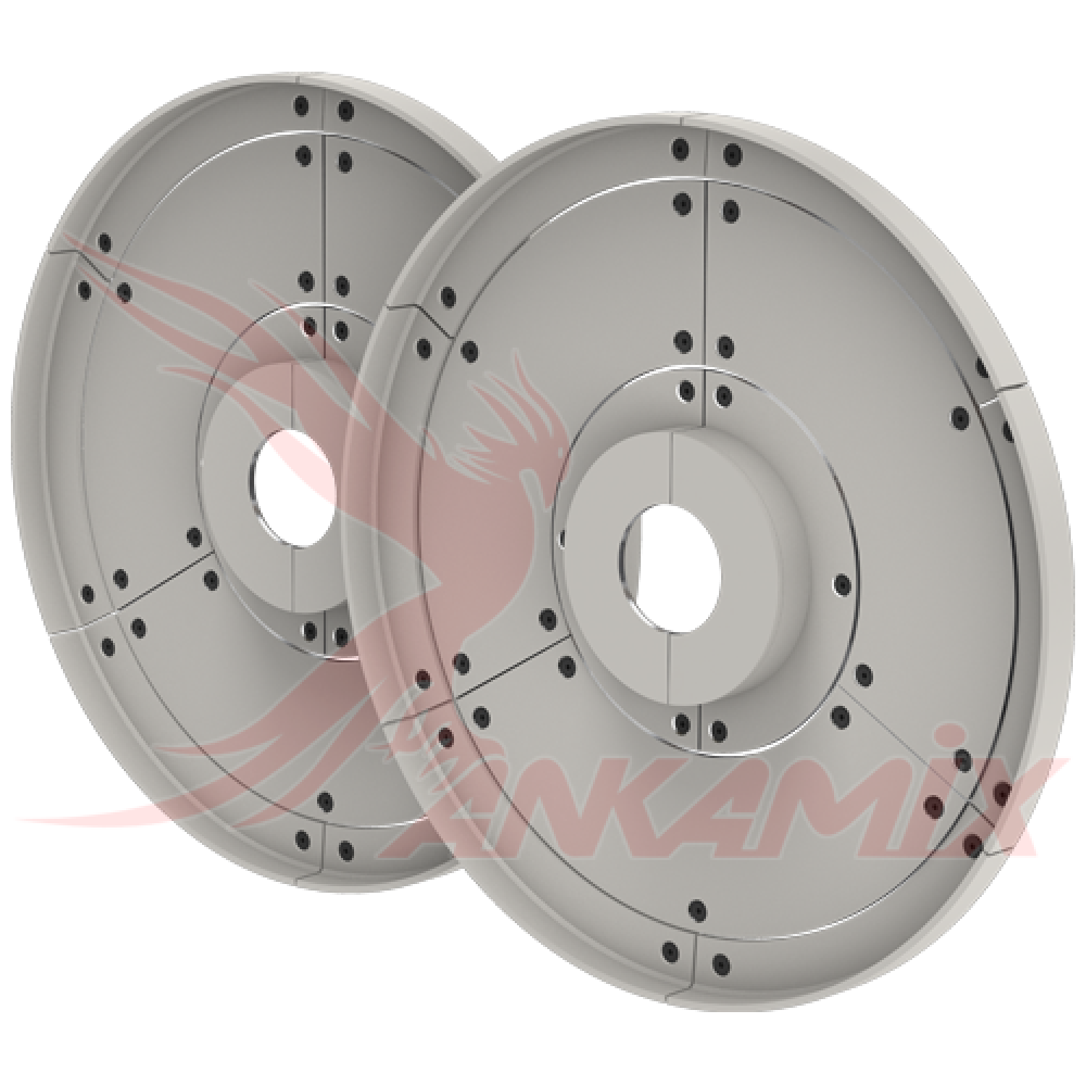 420.22-0075.5 Броня угловая из чугуна Ni-Hard4 с крепежом