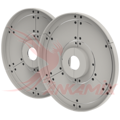 420.22-0075.5 Броня угловая из чугуна Ni-Hard4 с крепежом