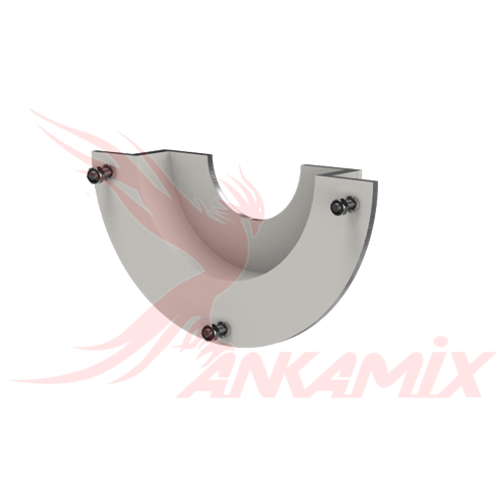 420.02-1490.3 Броня полукольцо из стали St 52.3 с крепежом