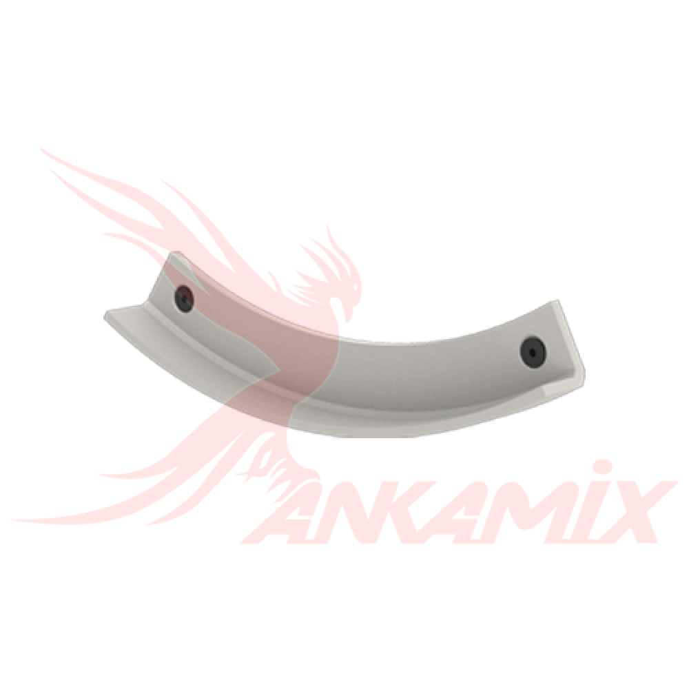 420.22-0075.5 Броня угловая из чугуна Ni-Hard4 с крепежом