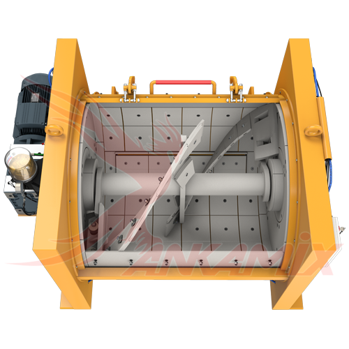 420.02-1605.3 Вал бетоносмесителя для ELBA-WERK EMS 500 D
