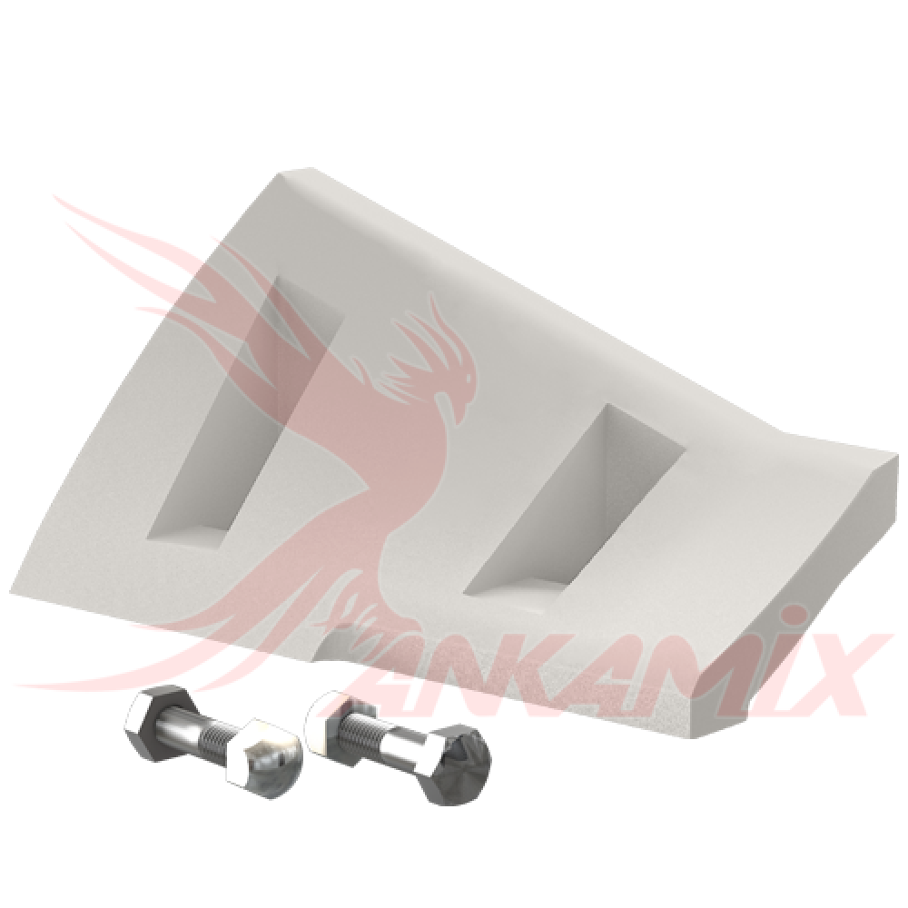 420.03-1661.5 Скребок боковой левый с крепежом