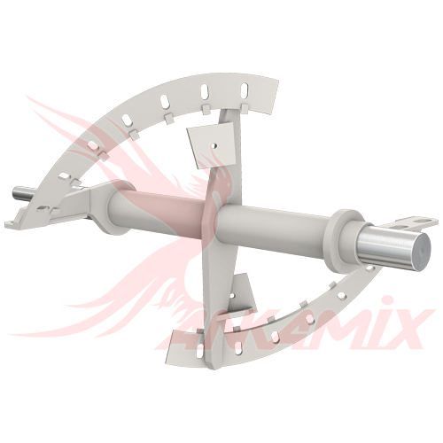 420.02-1605.3 Вал бетоносмесителя для ELBA-WERK EMS 500 D