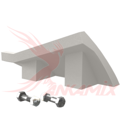 420.03-1661.5 Скребок боковой левый с крепежом