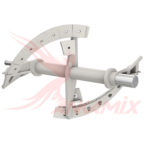 420.02-1605.3 Вал бетоносмесителя для ELBA-WERK EMS 500 D