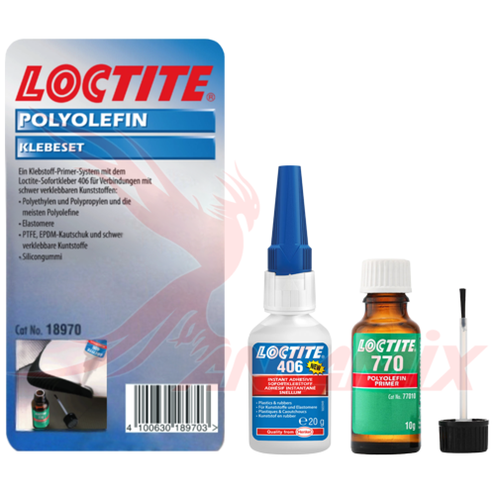 078.50-1216.0 Polyolefin-Klebeset LOCTITE 406/770