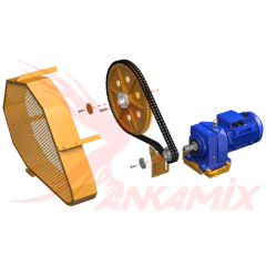 1001376 Защитный кожух цепи с крепежом