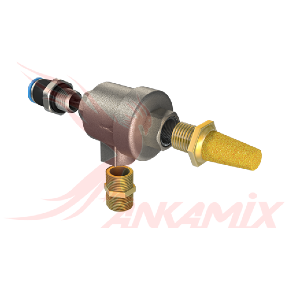 1000755 Пневмоклапан быстрого выхлопа 573 AVENTICS™ в сборе