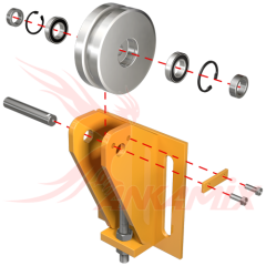 1008692/R Механизм натяжения цепи в сборе