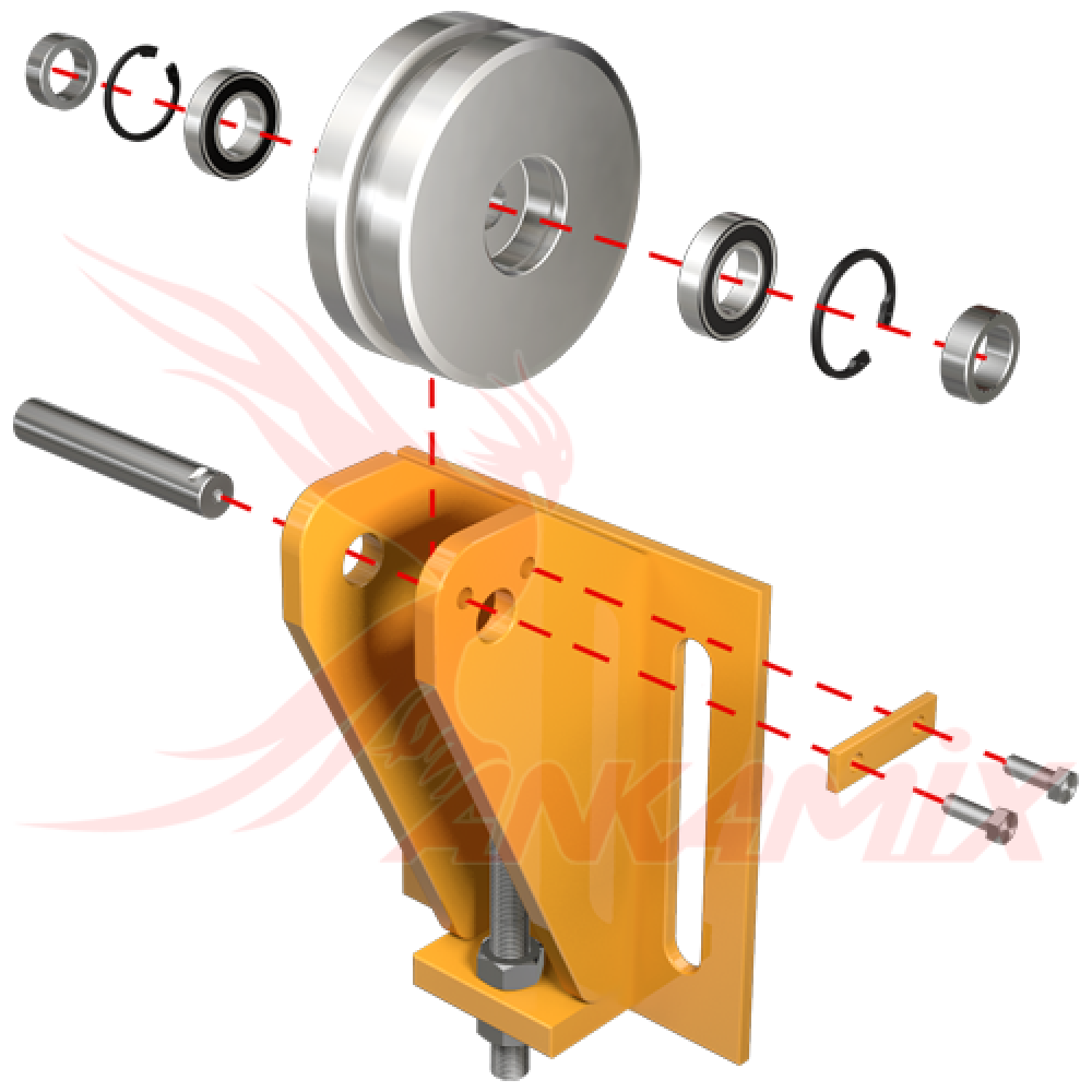 1008692/R Механизм натяжения цепи в сборе