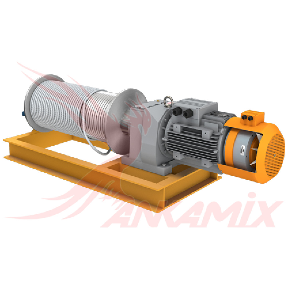 1000551 Барабан грузовой - тросовый в сборе