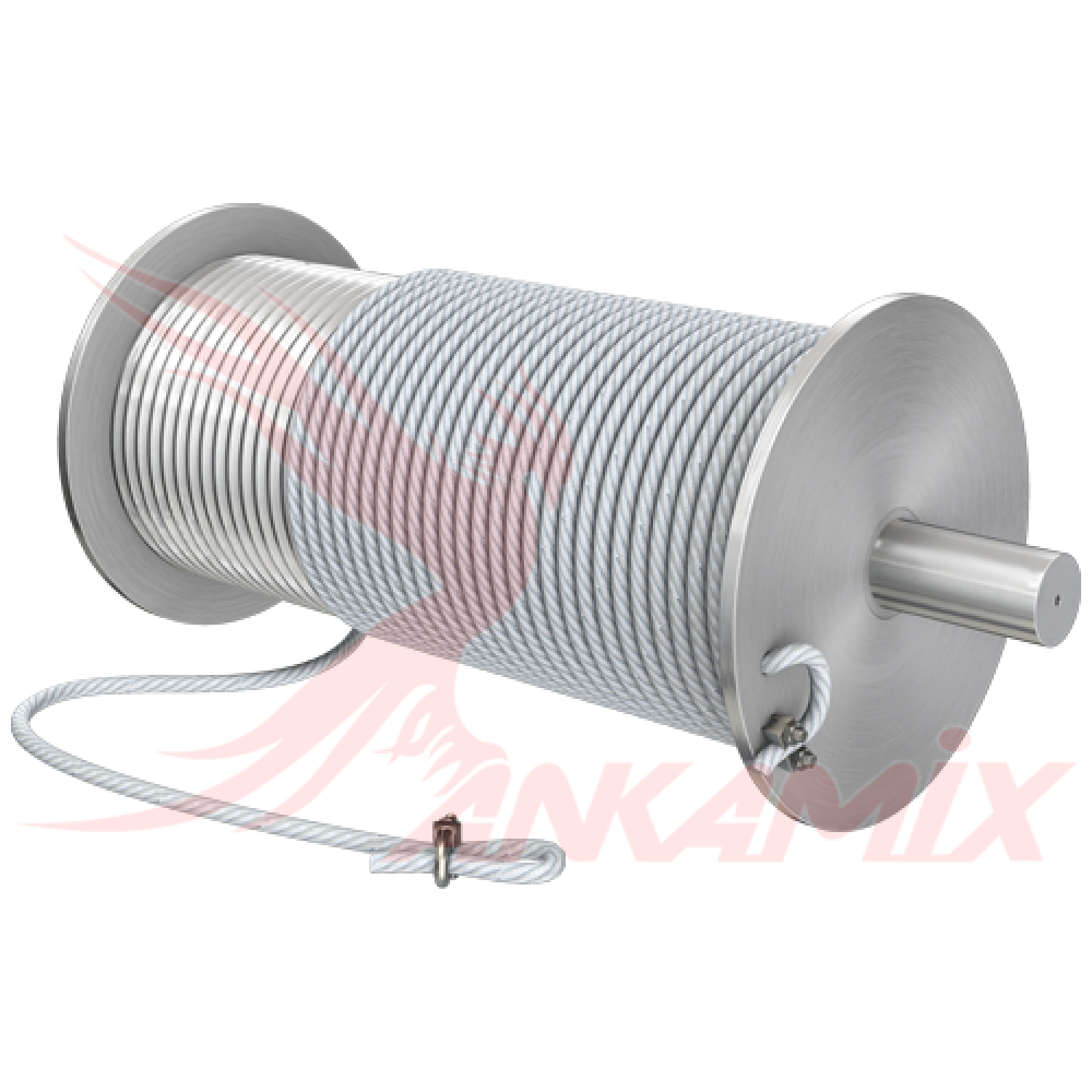 1000551 Барабан грузовой - тросовый в сборе