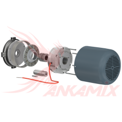 1000549 Электромагнитный тормоз DF 100 NM / 24V DC Dereli