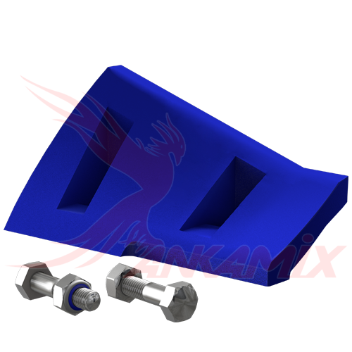 1000443 Скребок боковой левый для бетоносмесителя MEKA MB 0.5 A