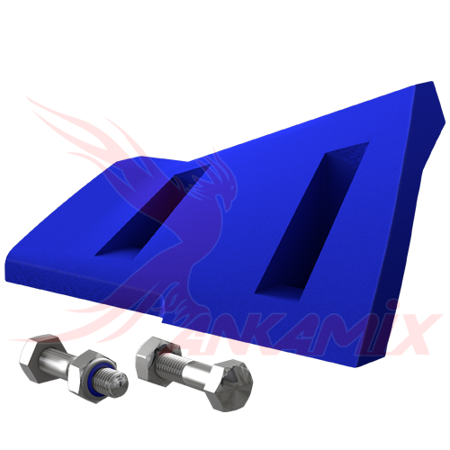 1000444 Скребок боковой правый для бетоносмесителя MEKA MB 0.5 A