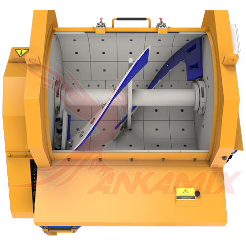 1000444 Скребок боковой правый для бетоносмесителя MEKA MB 0.5 A