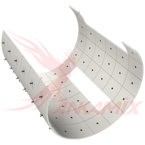 1000458 Броня корпуса для бетоносмесителя МЕКА МB 1.0 B