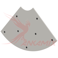 1004069 Броня торцевых стенок / St 52.3 / s ≈ 18 мм