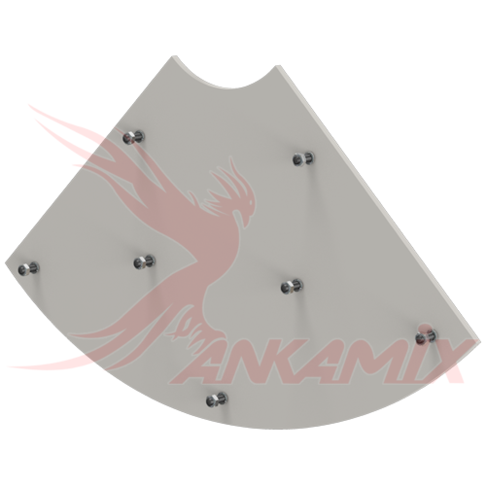 1004069 Броня торцевых стенок / St 52.3 / s ≈ 18 мм