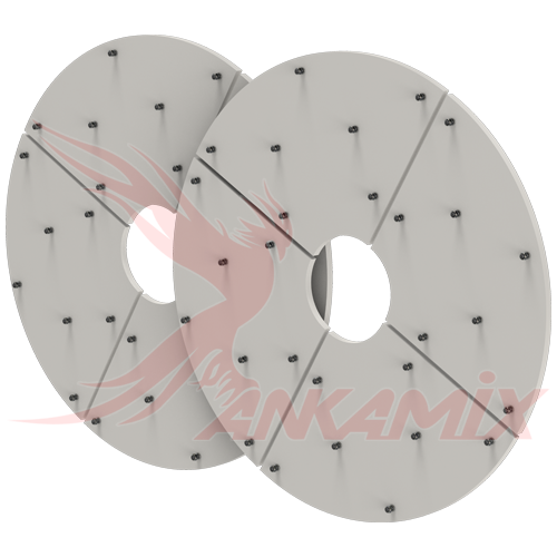 1004069 Броня торцевых стенок для бетоносмесителя МЕКА МB 1.0 B