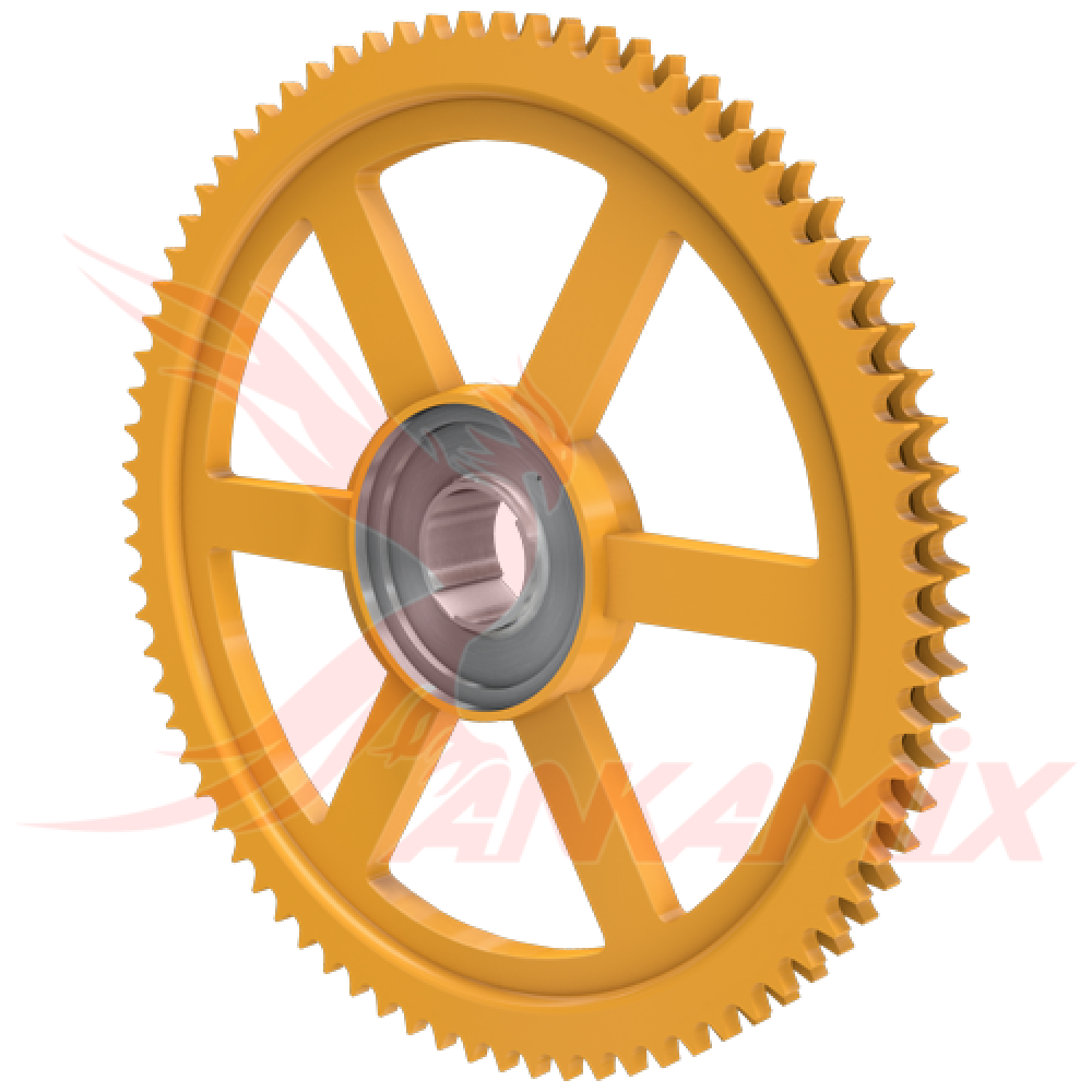 1007861 Спицевое зубчатое колесо - ведомое