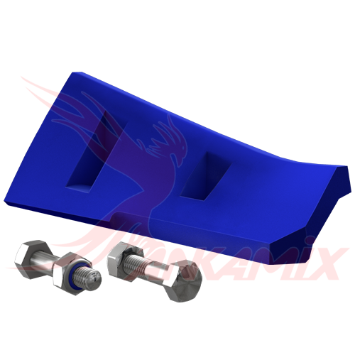 1000440 Скребок боковой левый для бетоносмесителя МЕКА МB 1.0 B