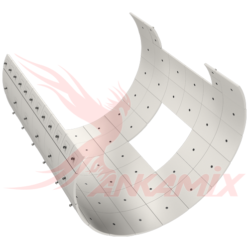 1000416 Броня корпуса для бетоносмесителя МЕКА МB 2.0 A