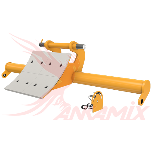 1000421 Броня затвора верхняя для бетоносмесителя МЕКА МB 2.0 A