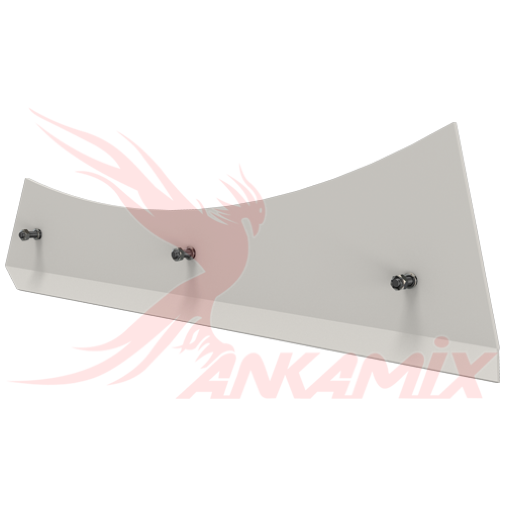 1010002 Броня гнезда боковая левая / s ≈ 6 мм