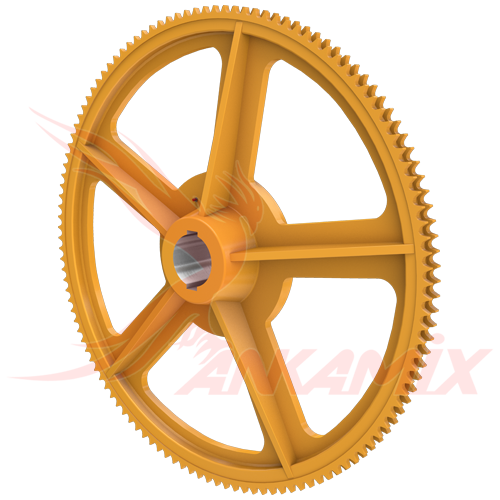 1001558 Спицевое зубчатое колесо - ведомое для МЕКА МВ 2.0 А