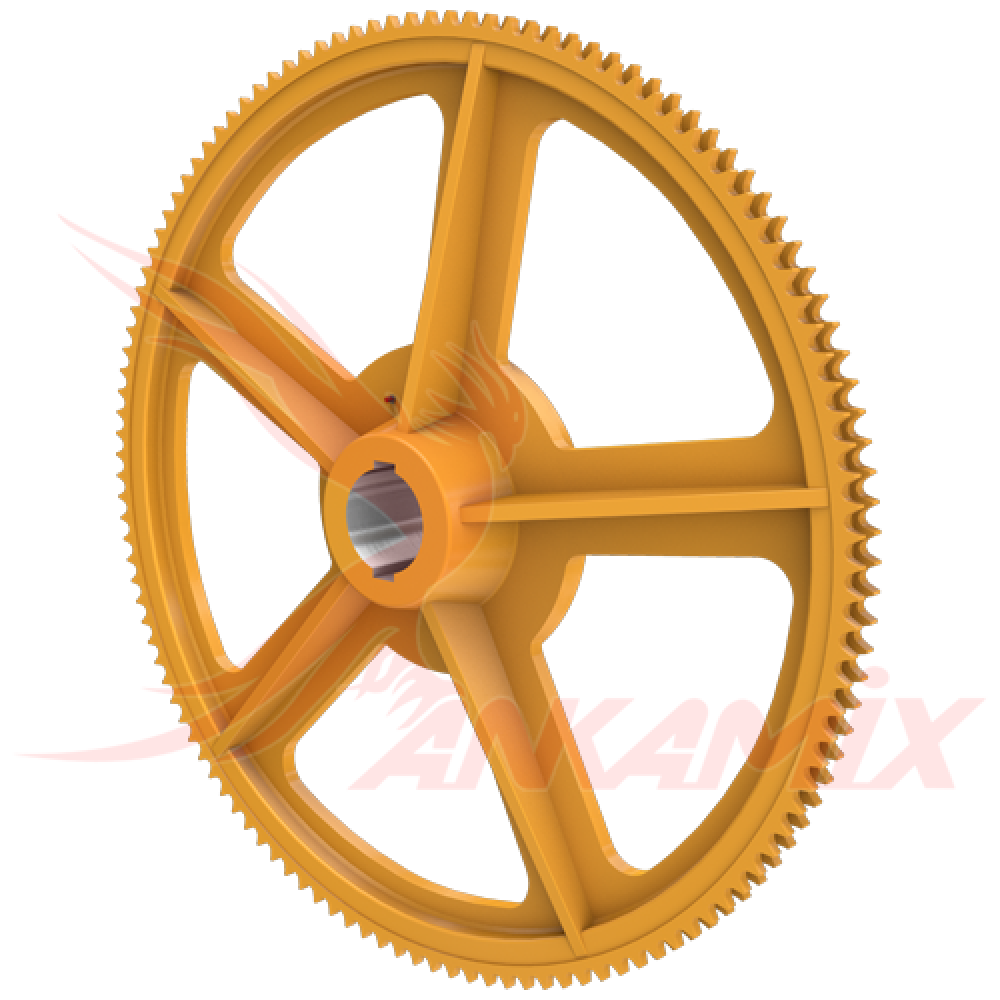 1001558 Спицевое зубчатое колесо - ведомое