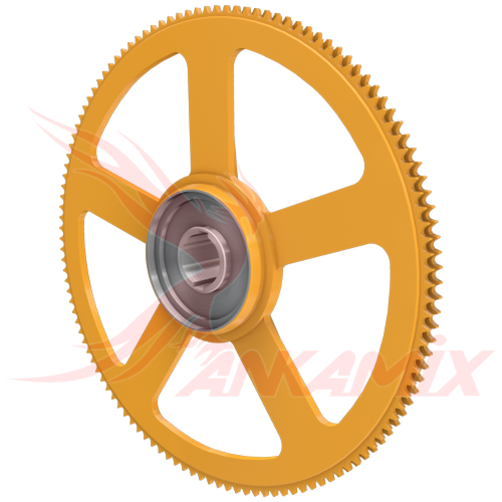 1001558 Спицевое зубчатое колесо - ведомое