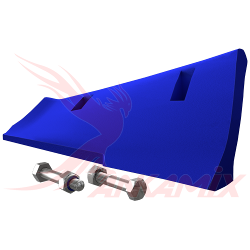 1000428 Скребок боковой правый для бетоносмесителя МЕКА МB 2.0 A