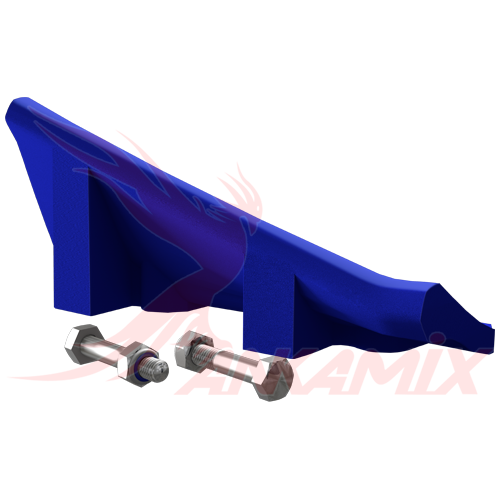 1000428 Скребок боковой правый для бетоносмесителя МЕКА МB 2.0 A