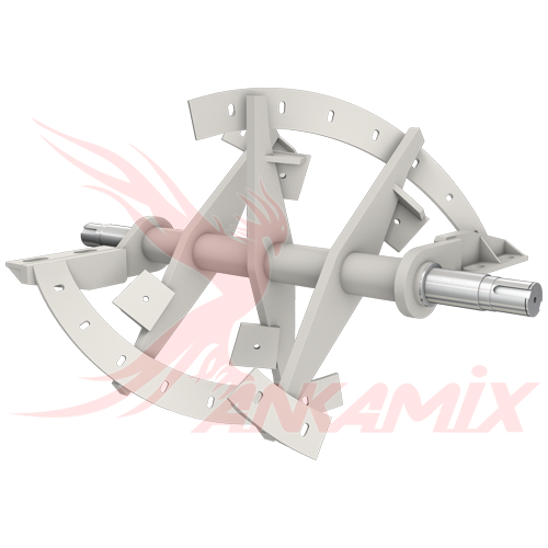 1007895 Вал смесительный для бетоносмесителя МЕКА МB 2.0 A