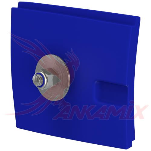 1000425 Броня спирали правая для бетоносмесителя МЕКА МB 2.0 A