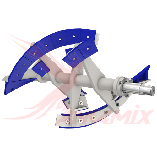 1007895 Вал смесительный для бетоносмесителя МЕКА МB 2.0 A