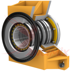 1004182 Фланец прижимной с крепежом