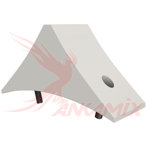 1019163 Сегмент брони для двухвального бетоносмесителя МЕКА МB 2.0 АТW / МB 2.25 АТW / МB 3.0 АТW