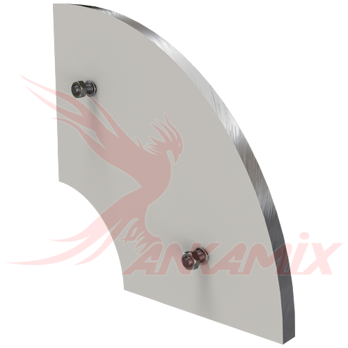 1004233 Сегмент брони для двухвального бетоносмесителя МЕКА МB 2.0 АТW / МB 2.25 АТW / МB 3.0 АТW / МB 4.5 АТW