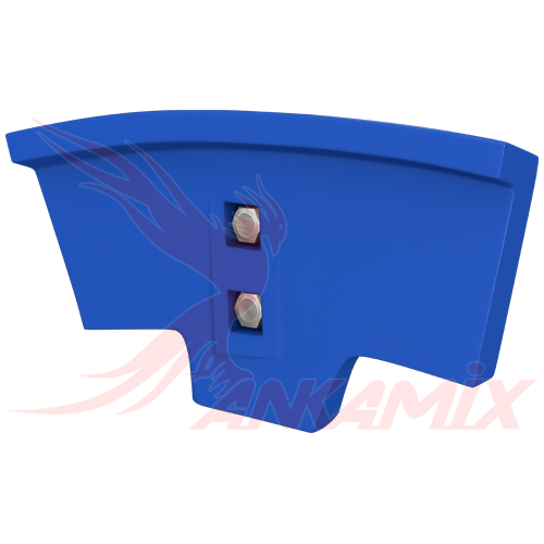 TAV.2/3 Лопасть центральная для SIMEM MSO 2501 (1.7 м³/цикл)