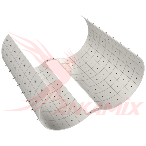 10100445 Сегмент брони для бетоносмесителя МЕКА МB 3.33 АТW