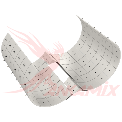 1017817 Сегмент брони для бетоносмесителя МЕКА МB 1.0 АТW