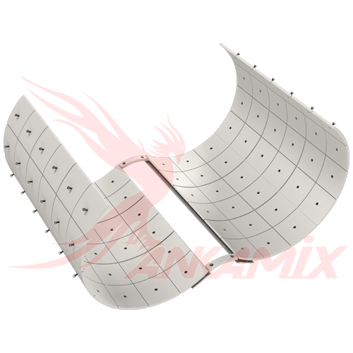 1017674 Сегмент брони для бетоносмесителя МЕКА МB 1.0 АТW