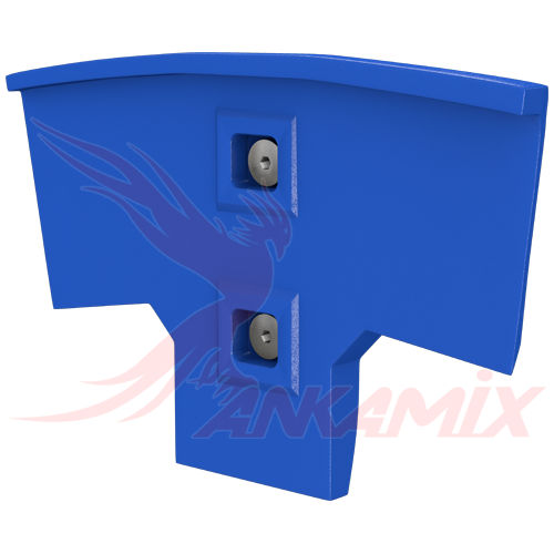 1018340 Лопасть центральная для бетоносмесителя МЕКА МB 1.0 АТW