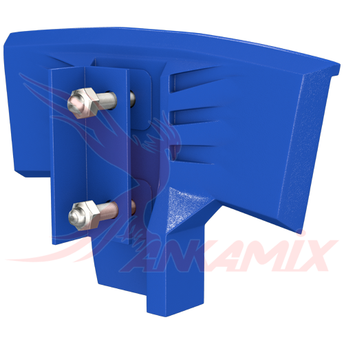 1018340 Лопасть центральная для бетоносмесителя МЕКА МB 1.0 АТW