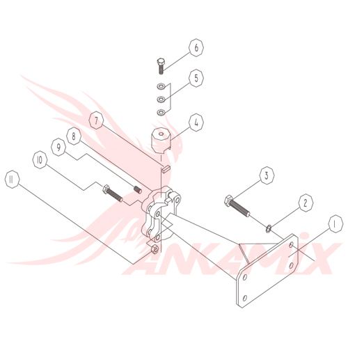 PP71C Рычаг периферический верхний для S.I.CO.MA. S.r.l. MP 1500/1000