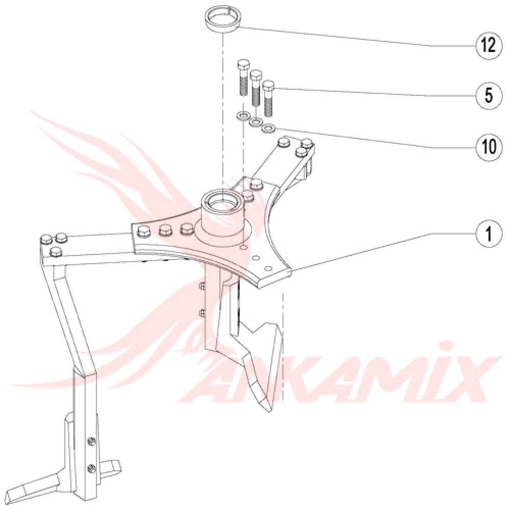 BCC7A Втулка крестовины S.I.CO.MA. S.r.l. MP 1500/1000