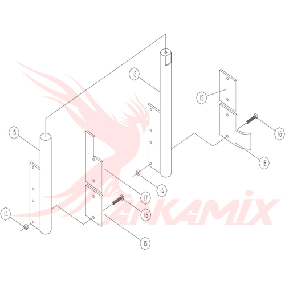 PPC01 Скребок нижний S.I.CO.MA. S.r.l. MP 1500/1000