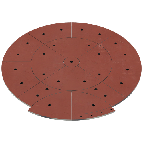 Комплект донной брони в сборе для S.I.CO.MA. S.r.l. MP 375/250 | P 250